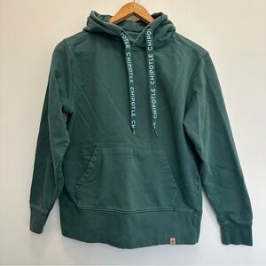 Loomstate Chipotle Hoodie Green Size Medium Unisex Logo Organic Cotton Pullover
